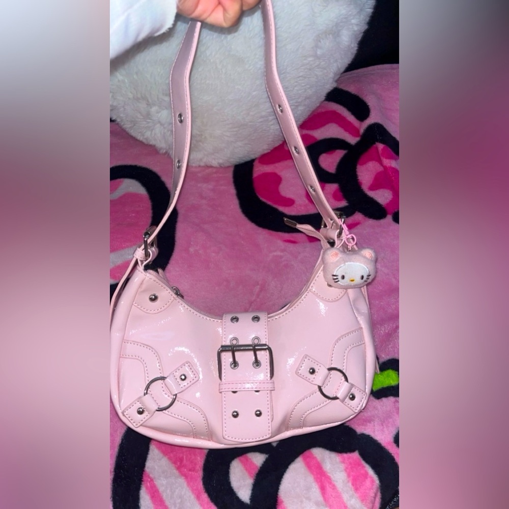 Pink Latex Purse